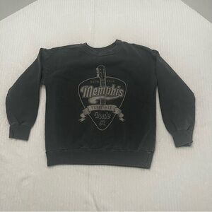 Kids Charcoal Graphic Sweatshirt